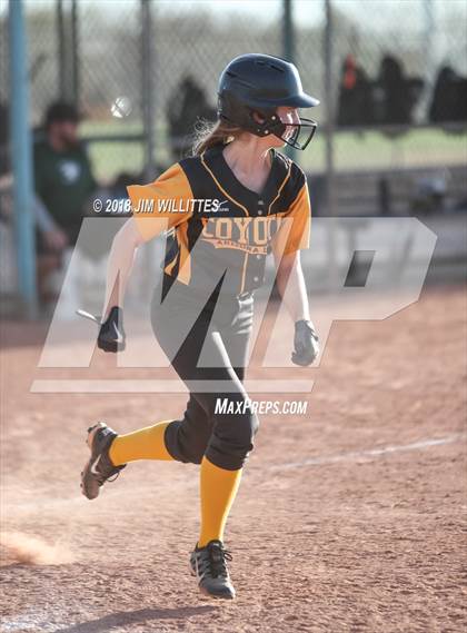 Thumbnail 2 in Arizona Lutheran Academy vs Phoenix Christian (Chandler Prep Softball Classic) photogallery.