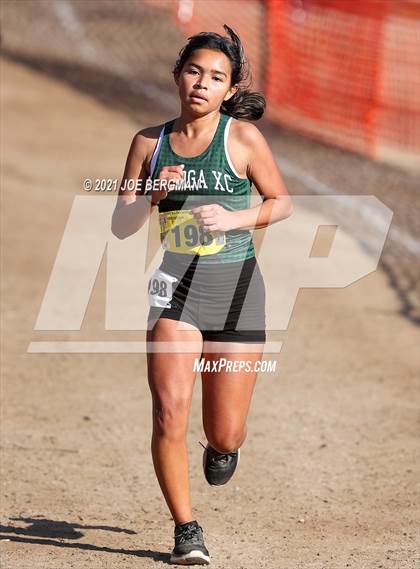Thumbnail 1 in CIF State Cross Country Championships (Girls D3 Race) photogallery.