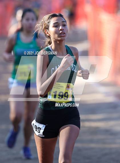 Thumbnail 2 in CIF State Cross Country Championships (Girls D3 Race) photogallery.