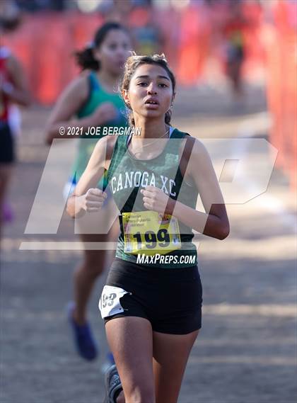 Thumbnail 1 in CIF State Cross Country Championships (Girls D3 Race) photogallery.