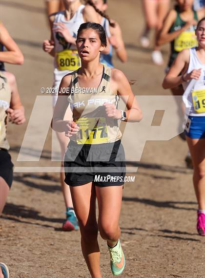 Thumbnail 1 in CIF State Cross Country Championships (Girls D3 Race) photogallery.