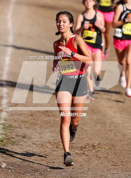 Thumbnail 1 in CIF State Cross Country Championships (Girls D3 Race) photogallery.