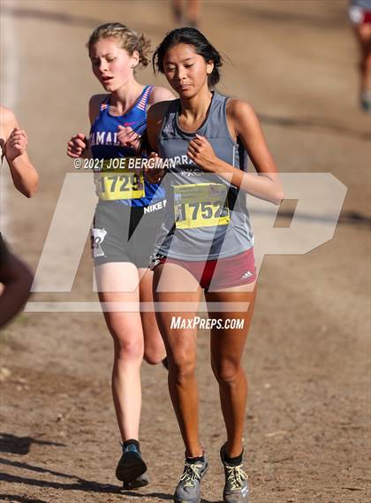 Thumbnail 3 in CIF State Cross Country Championships (Girls D3 Race) photogallery.