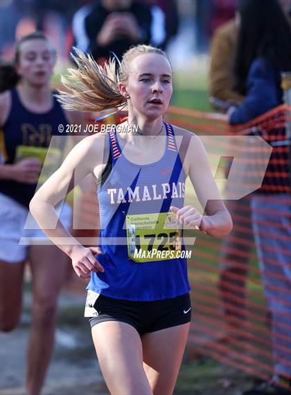 Thumbnail 1 in CIF State Cross Country Championships (Girls D3 Race) photogallery.
