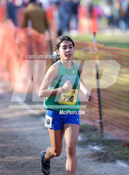 Thumbnail 1 in CIF State Cross Country Championships (Girls D3 Race) photogallery.