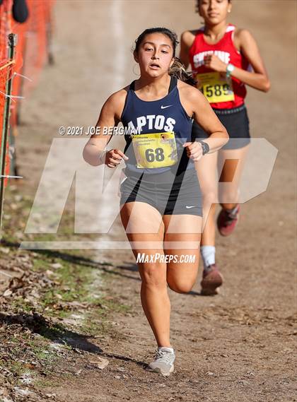 Thumbnail 2 in CIF State Cross Country Championships (Girls D3 Race) photogallery.