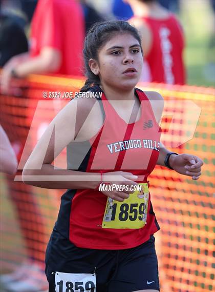 Thumbnail 2 in CIF State Cross Country Championships (Girls D3 Race) photogallery.