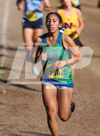 Thumbnail 1 in CIF State Cross Country Championships (Girls D3 Race) photogallery.