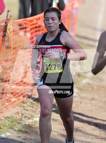 Thumbnail 1 in CIF State Cross Country Championships (Girls D3 Race) photogallery.