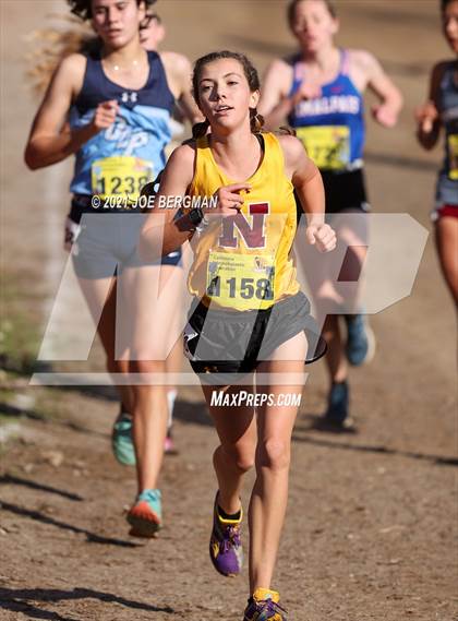 Thumbnail 2 in CIF State Cross Country Championships (Girls D3 Race) photogallery.