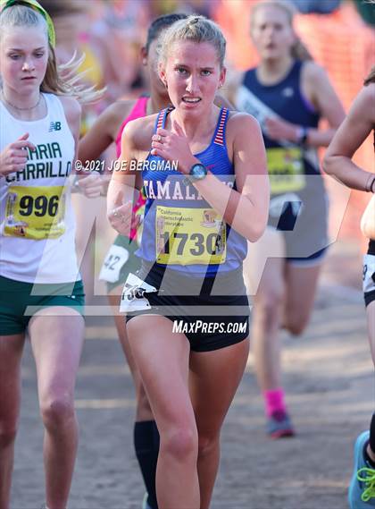 Thumbnail 1 in CIF State Cross Country Championships (Girls D3 Race) photogallery.