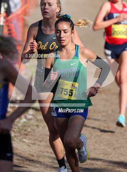 Thumbnail 1 in CIF State Cross Country Championships (Girls D3 Race) photogallery.