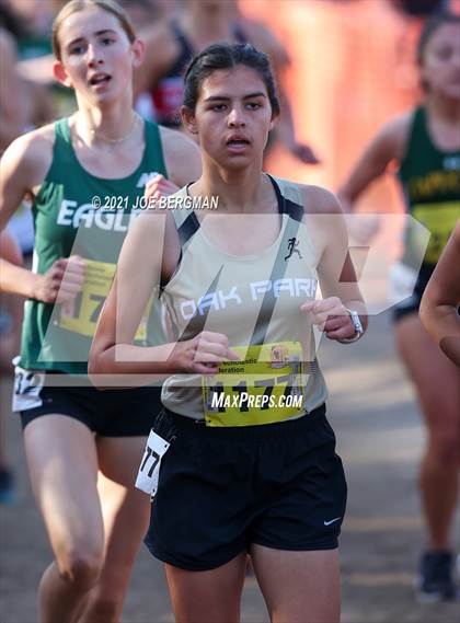 Thumbnail 2 in CIF State Cross Country Championships (Girls D3 Race) photogallery.
