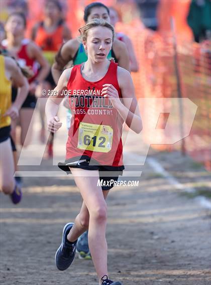 Thumbnail 1 in CIF State Cross Country Championships (Girls D3 Race) photogallery.