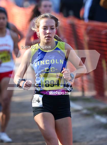 Thumbnail 3 in CIF State Cross Country Championships (Girls D3 Race) photogallery.