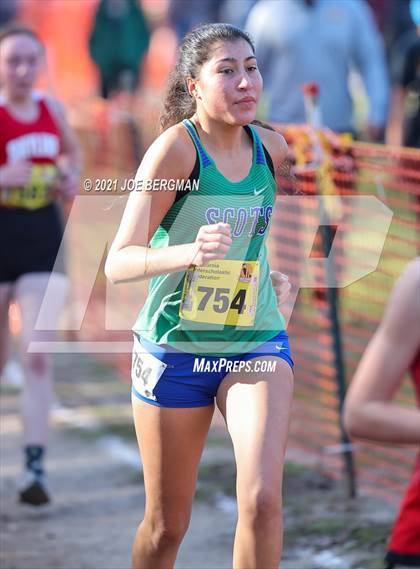 Thumbnail 2 in CIF State Cross Country Championships (Girls D3 Race) photogallery.