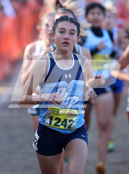 Thumbnail 2 in CIF State Cross Country Championships (Girls D3 Race) photogallery.