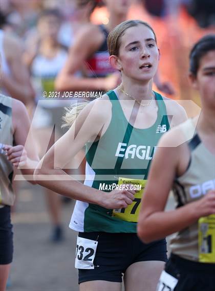 Thumbnail 3 in CIF State Cross Country Championships (Girls D3 Race) photogallery.