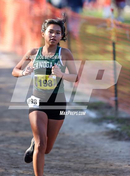 Thumbnail 1 in CIF State Cross Country Championships (Girls D3 Race) photogallery.