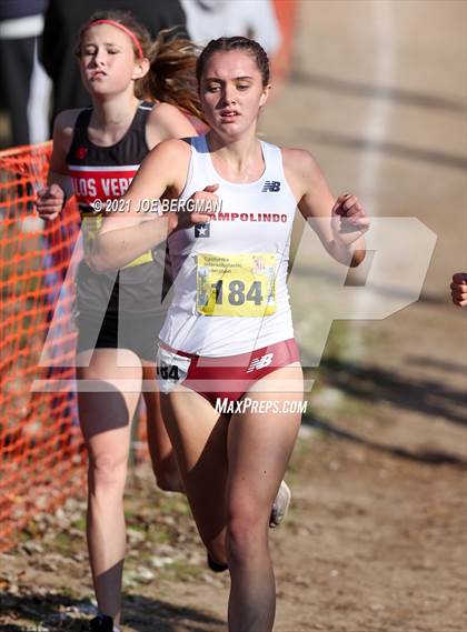 Thumbnail 2 in CIF State Cross Country Championships (Girls D3 Race) photogallery.