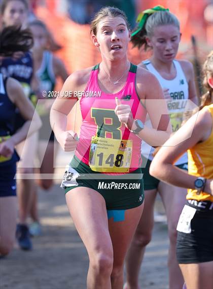 Thumbnail 1 in CIF State Cross Country Championships (Girls D3 Race) photogallery.