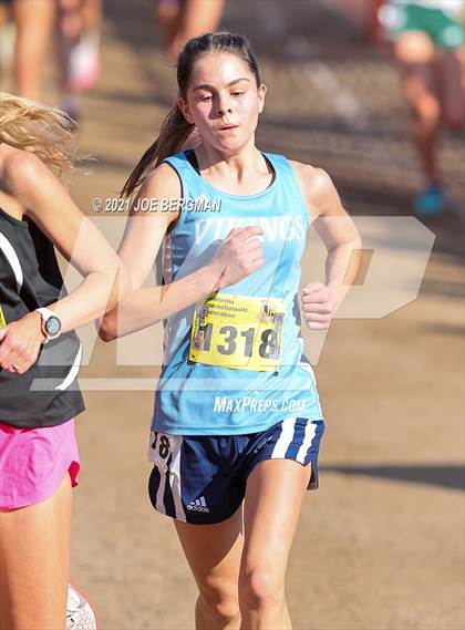Thumbnail 2 in CIF State Cross Country Championships (Girls D3 Race) photogallery.