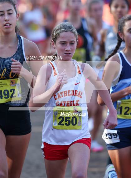 Thumbnail 2 in CIF State Cross Country Championships (Girls D3 Race) photogallery.