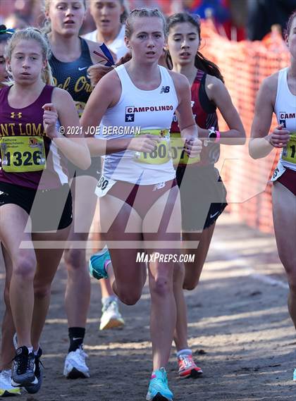 Thumbnail 1 in CIF State Cross Country Championships (Girls D3 Race) photogallery.