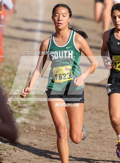 Thumbnail 1 in CIF State Cross Country Championships (Girls D3 Race) photogallery.