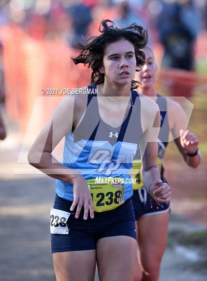 Thumbnail 1 in CIF State Cross Country Championships (Girls D3 Race) photogallery.