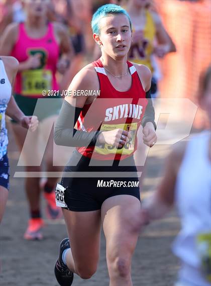 Thumbnail 3 in CIF State Cross Country Championships (Girls D3 Race) photogallery.
