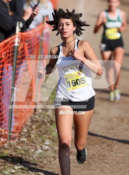 Thumbnail 2 in CIF State Cross Country Championships (Girls D3 Race) photogallery.