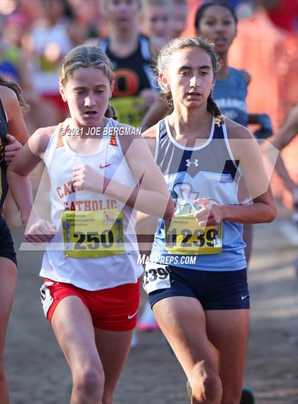 Thumbnail 1 in CIF State Cross Country Championships (Girls D3 Race) photogallery.