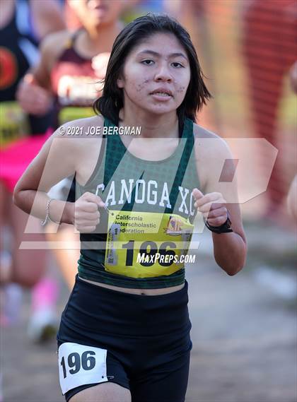Thumbnail 1 in CIF State Cross Country Championships (Girls D3 Race) photogallery.