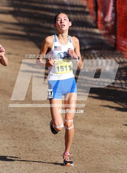 Thumbnail 3 in CIF State Cross Country Championships (Girls D3 Race) photogallery.