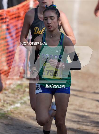 Thumbnail 2 in CIF State Cross Country Championships (Girls D3 Race) photogallery.