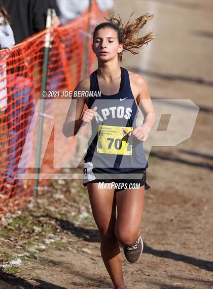 Thumbnail 1 in CIF State Cross Country Championships (Girls D3 Race) photogallery.