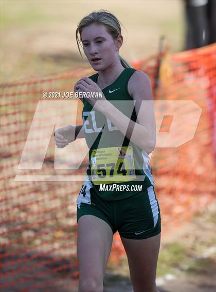 Thumbnail 2 in CIF State Cross Country Championships (Girls D3 Race) photogallery.