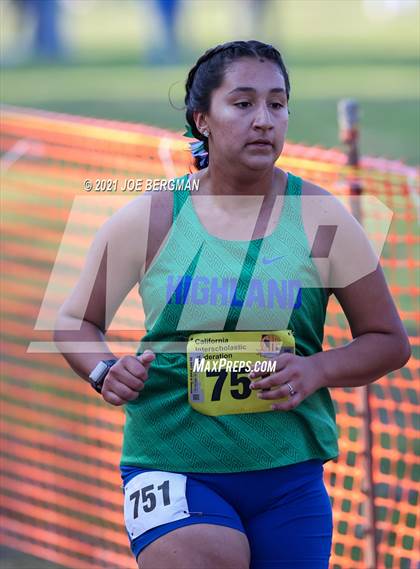 Thumbnail 2 in CIF State Cross Country Championships (Girls D3 Race) photogallery.