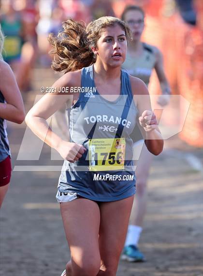 Thumbnail 3 in CIF State Cross Country Championships (Girls D3 Race) photogallery.