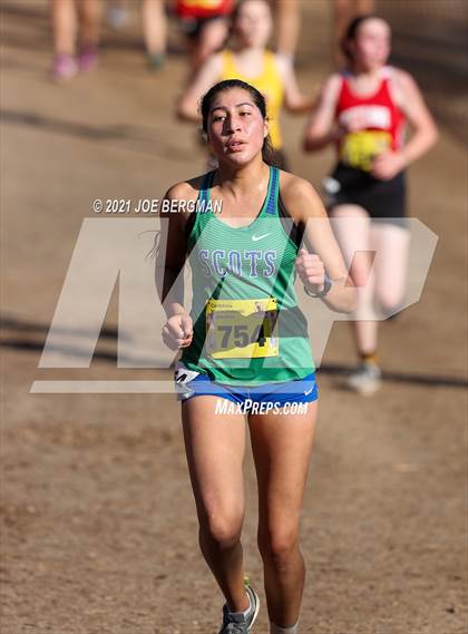 Thumbnail 2 in CIF State Cross Country Championships (Girls D3 Race) photogallery.
