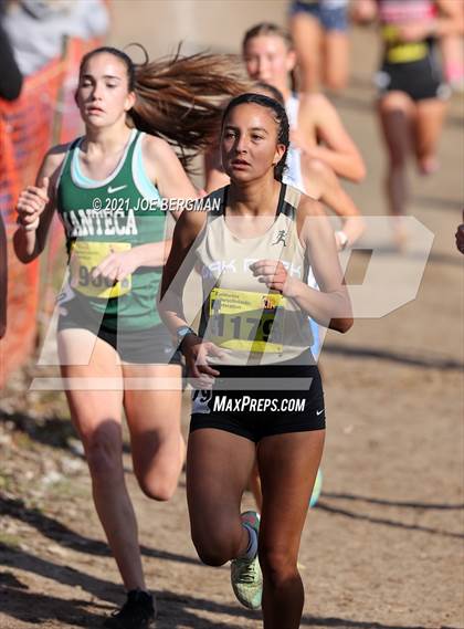 Thumbnail 3 in CIF State Cross Country Championships (Girls D3 Race) photogallery.