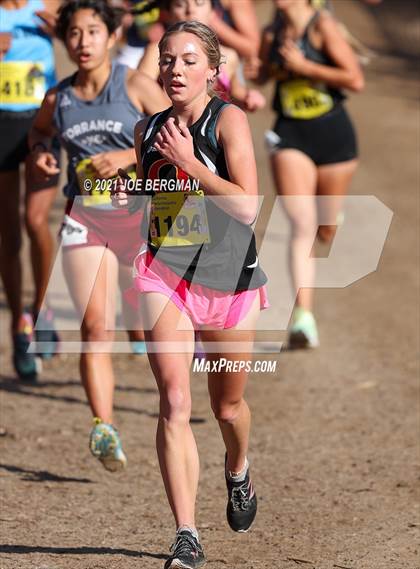 Thumbnail 1 in CIF State Cross Country Championships (Girls D3 Race) photogallery.