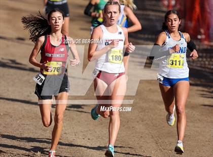 Thumbnail 1 in CIF State Cross Country Championships (Girls D3 Race) photogallery.