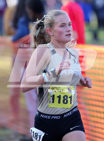Thumbnail 3 in CIF State Cross Country Championships (Girls D3 Race) photogallery.