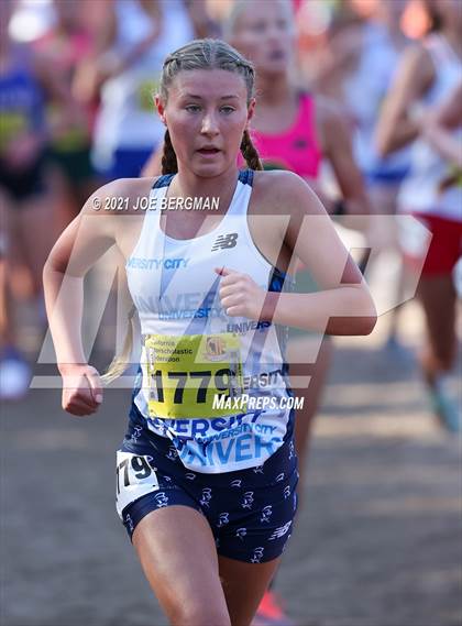 Thumbnail 1 in CIF State Cross Country Championships (Girls D3 Race) photogallery.