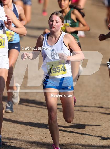 Thumbnail 2 in CIF State Cross Country Championships (Girls D3 Race) photogallery.