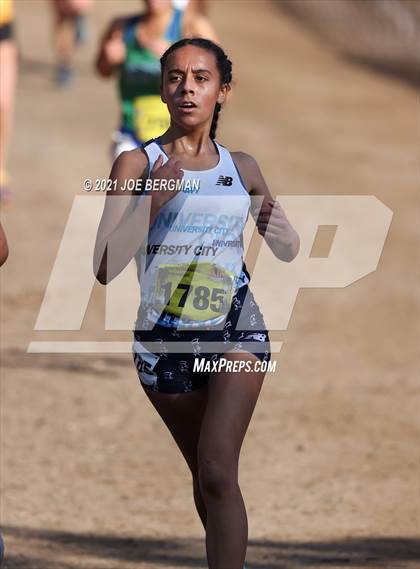 Thumbnail 2 in CIF State Cross Country Championships (Girls D3 Race) photogallery.