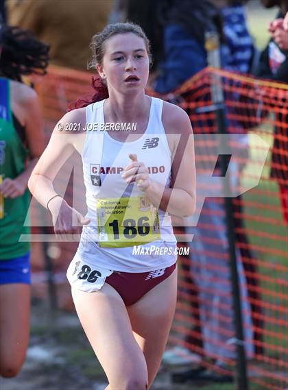 Thumbnail 2 in CIF State Cross Country Championships (Girls D3 Race) photogallery.