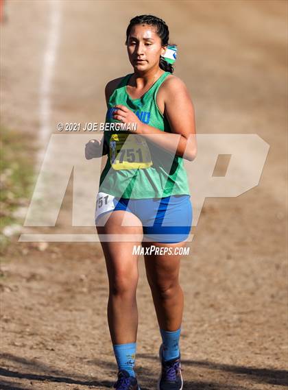 Thumbnail 2 in CIF State Cross Country Championships (Girls D3 Race) photogallery.